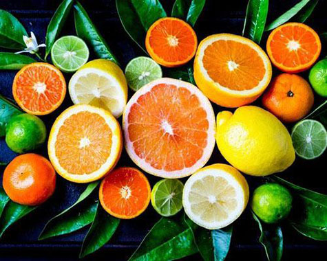 橙子、檸檬、柑橘